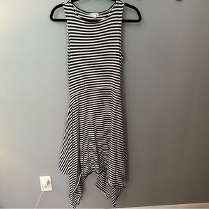 Crewcuts Striped Handkerchief Navy and White Striped Dress — Size 16